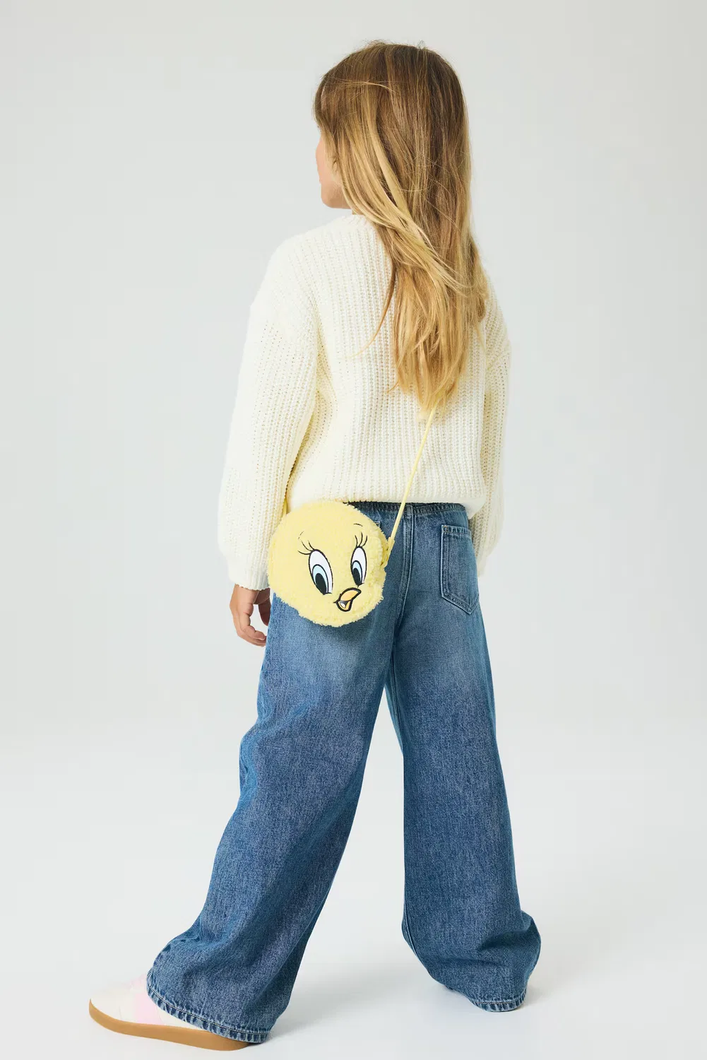 Джинсы с широкими штанинами и принтом H&M, Blau/Looney Tunes — фото 3