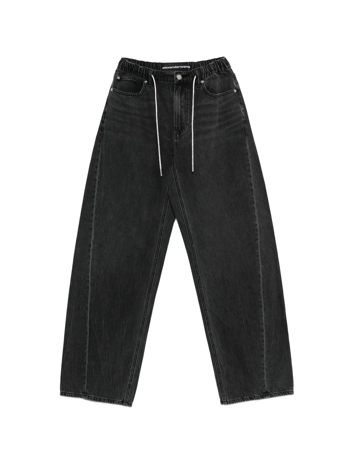 Alexander Wang Джинсы с нашивкой, черный