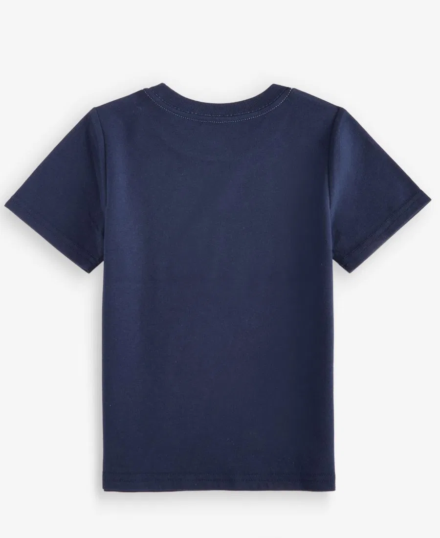 Детская футболка для мальчиков с принтом Snoopy Fireworks Epic Threads, Navy Nautical — фото 2