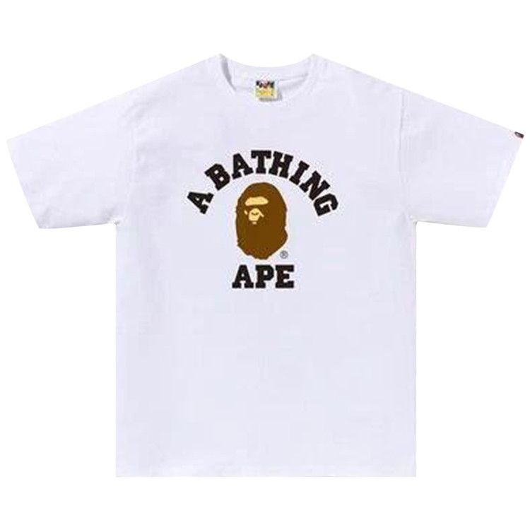 

Футболка BAPE College Tee, White