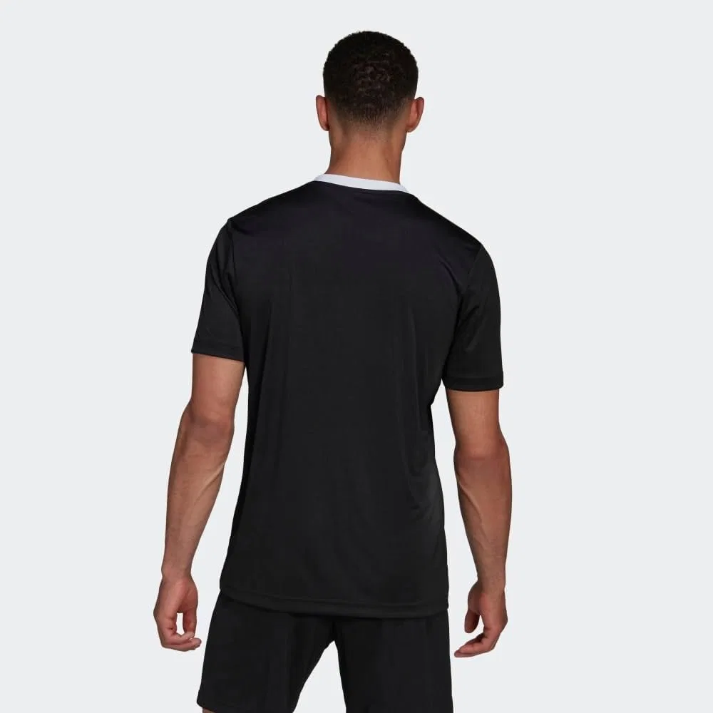 Мужская футболка с V-образным вырезом Entrada 22 adidas, Black — фото 3