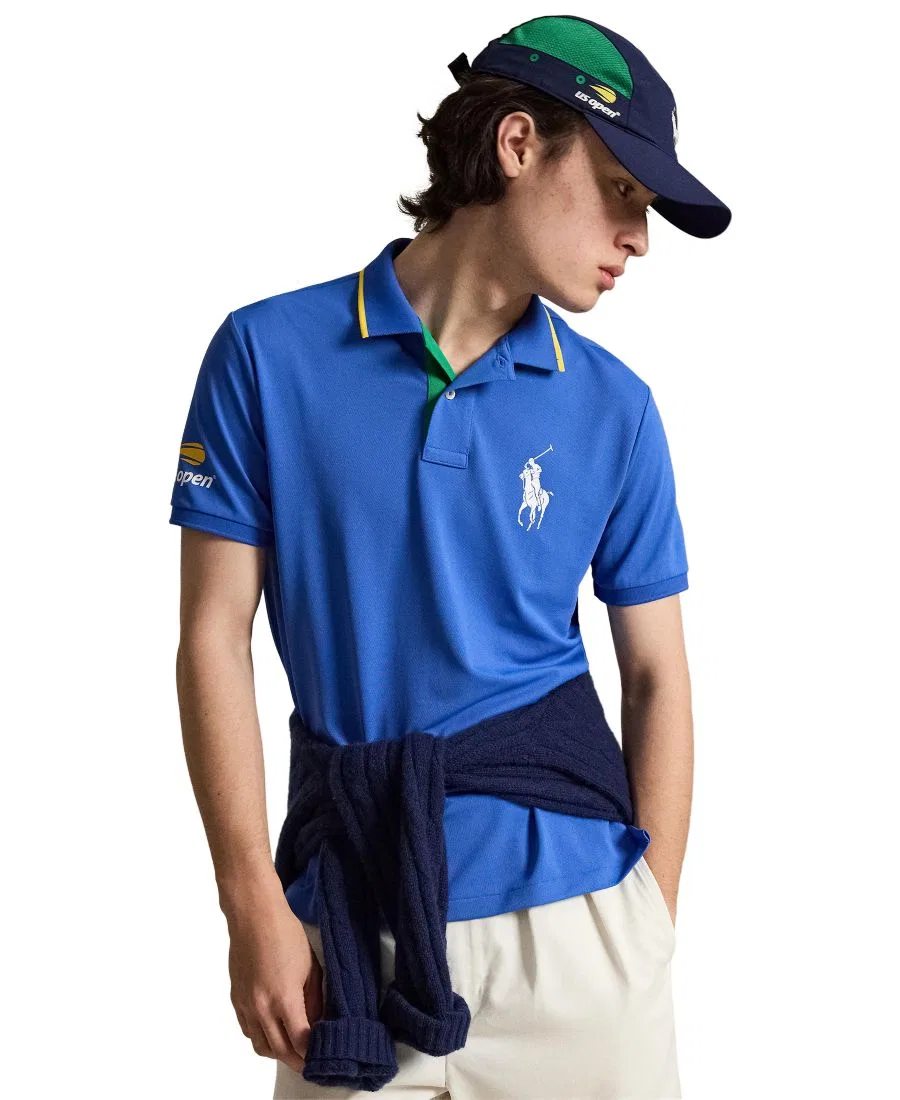 Поло с логотипом US Open Polo Ralph Lauren, New Iris Blue Multi