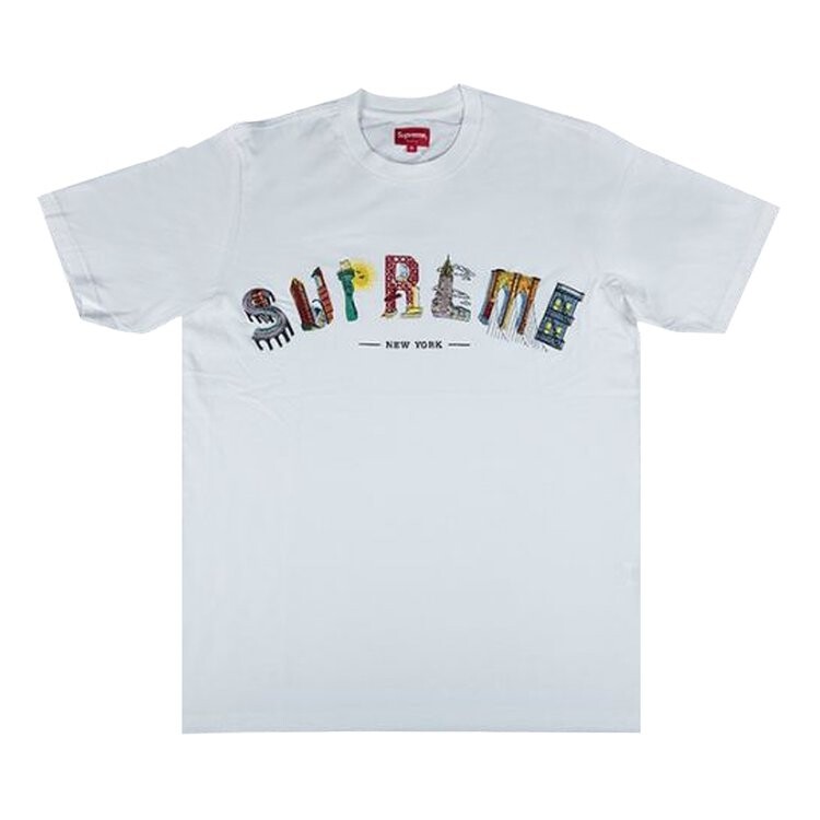 

Футболка Supreme City Arc Tee 'White', белый