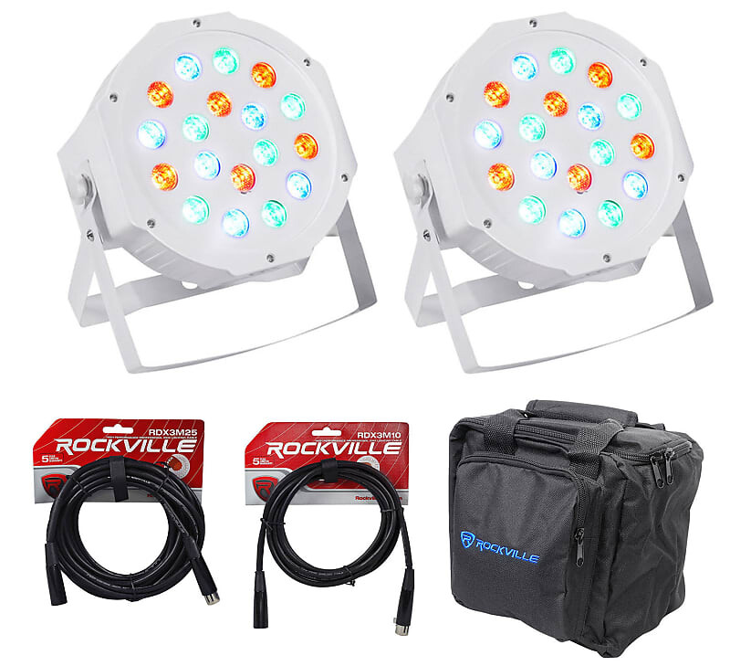 

Лампа Rockville RockPAR50 WHT LED RGB Par Can DJ