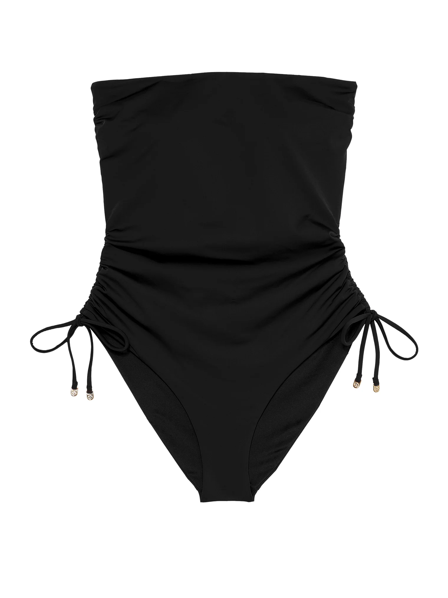 

Купальник Victoria’s Secret Essential Strapless Ruched One-Piece, черный