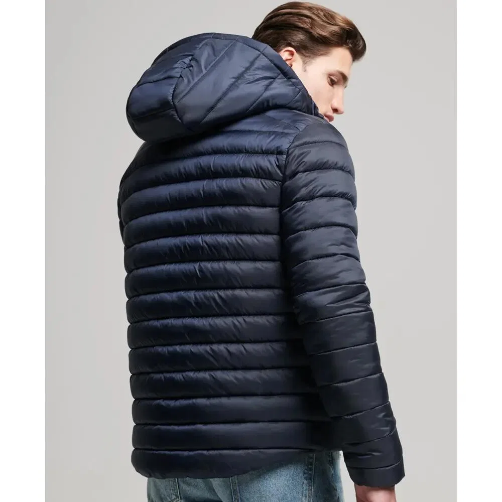 Мужская стеганая куртка с капюшоном Fuji Sport Superdry, Navyblau — фото 2