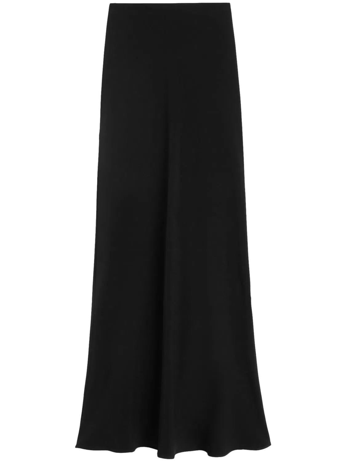 Юбка макси с наклонным кроем AMI Paris, черный