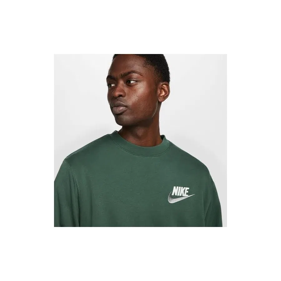 Свитшот с длинным рукавом Club+ Fit Crew Nike, Зеленый — фото 2