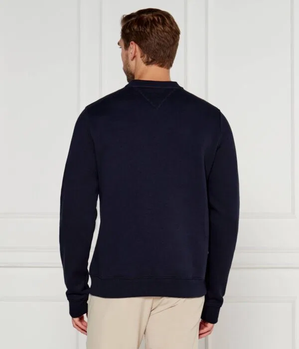 Мужской пуловер хлопковый Tommy Hilfiger, черный — фото 3