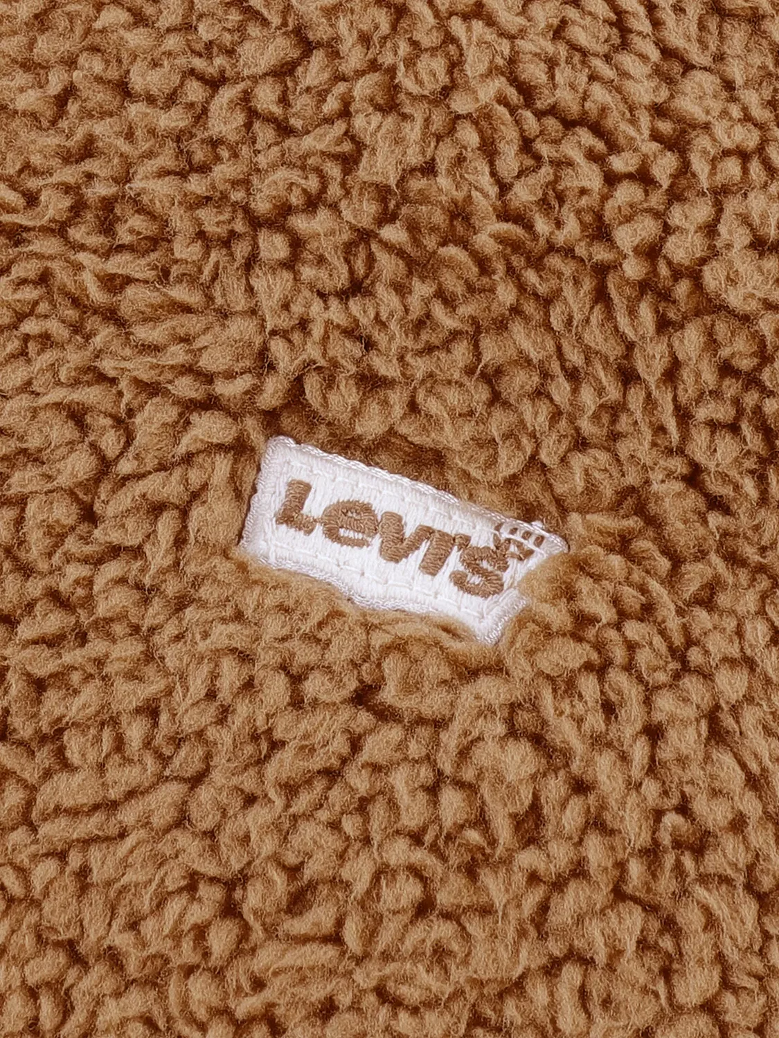 Флисовая куртка-бомбер коричневого цвета Levi's, коричневый — фото 2