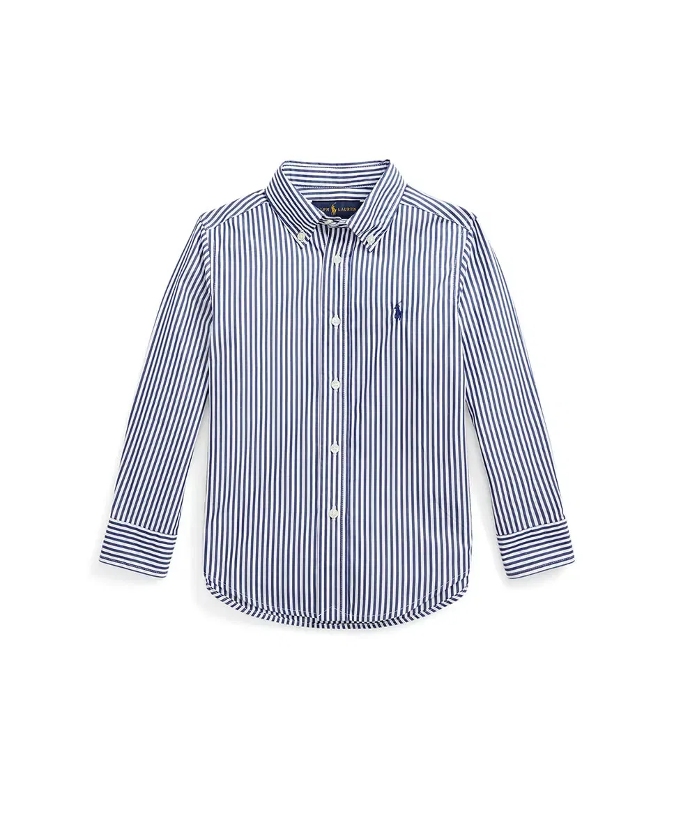 Детская рубашка для мальчиков из поплина Polo Ralph Lauren, Azul Marino