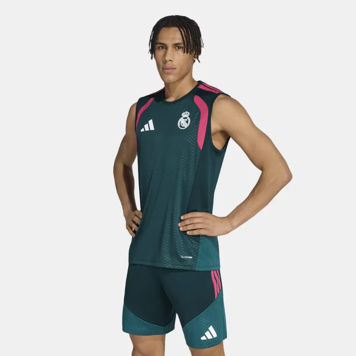 Мужская футболка без рукавов Real Madrid 2026/2027 adidas, Verde