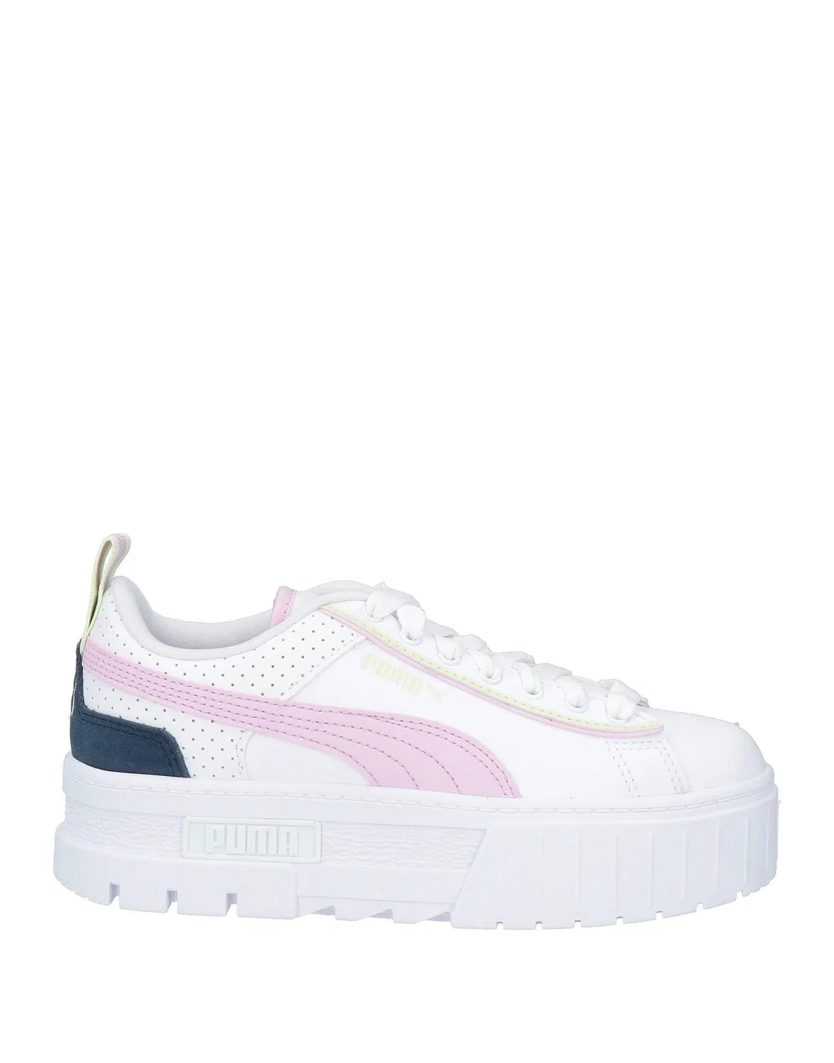 Детские кроссовки для девочек на платформе Puma, белый