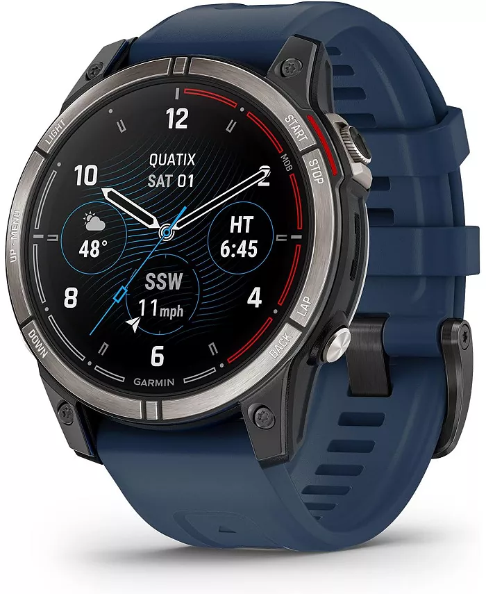 

Часы Garmin quatix 7 Pro Marine GPS Smartwatch, синий