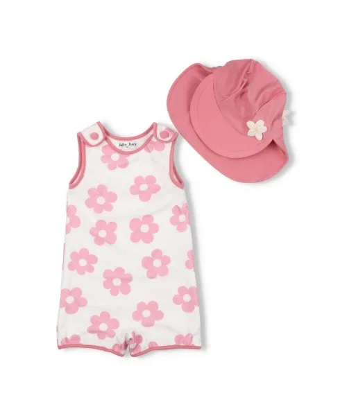 Детский комплект для девочек с принтом Baby Greco Swimsuit Jolly Jury, Pink
