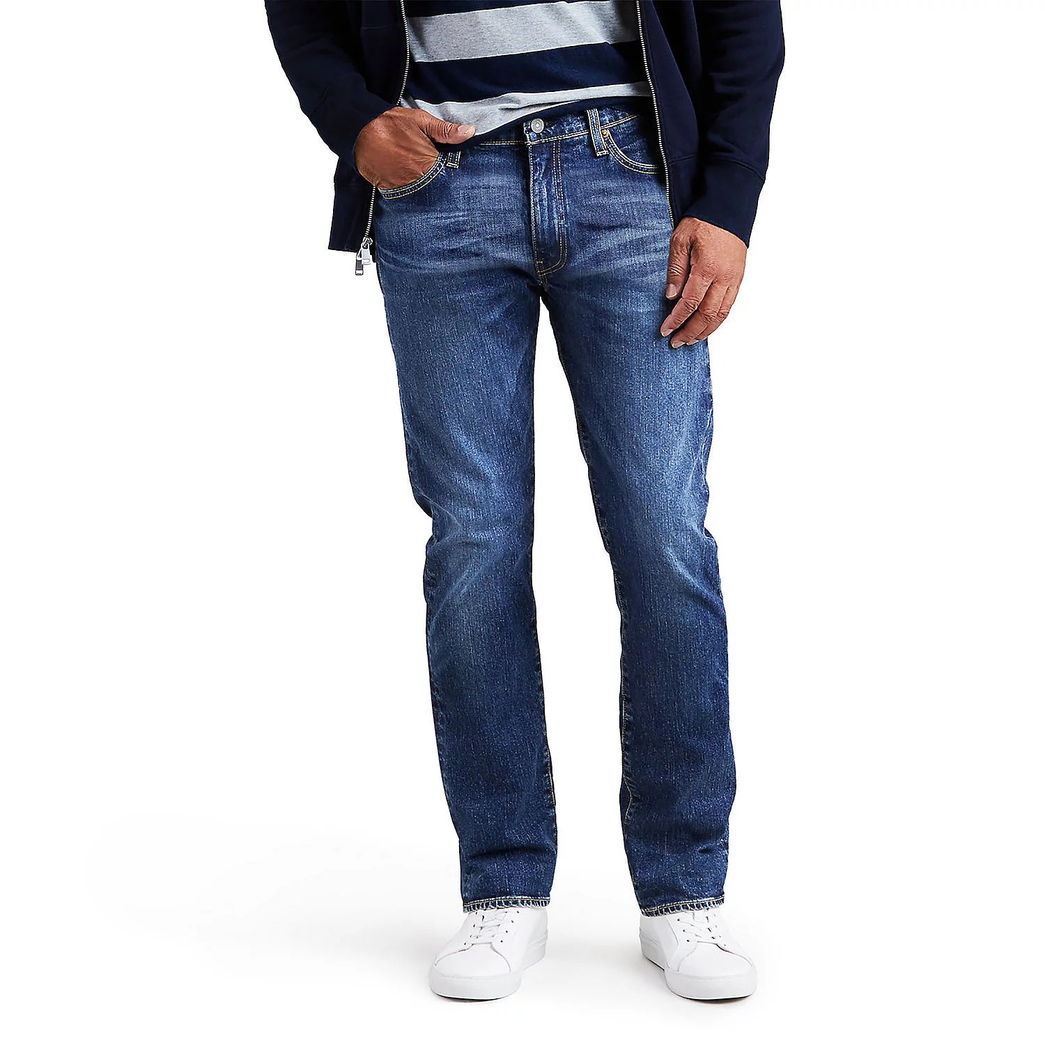 Мужские узкие прямые эластичные джинсы Levi's 513, Tree Topper