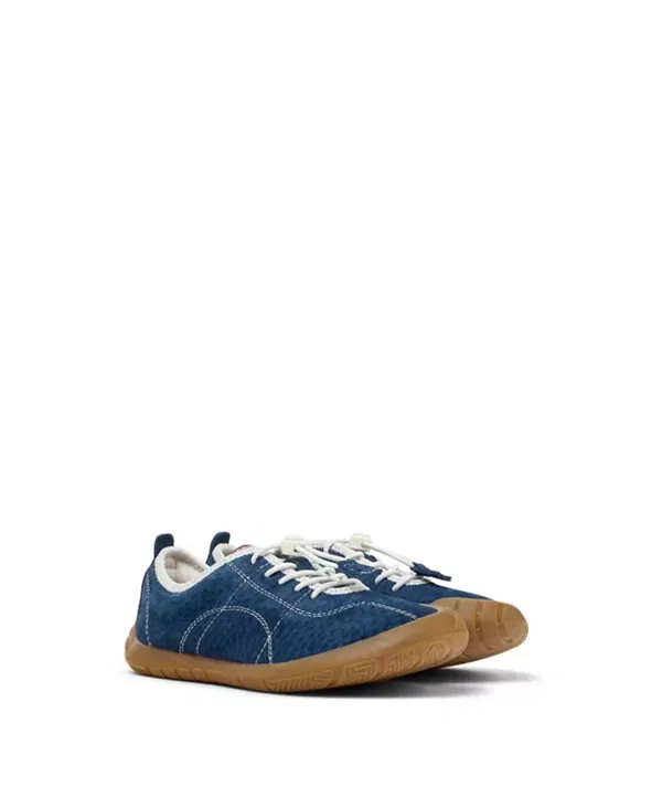 Детские кроссовки из свиной кожи Peu Path Leather Sneakers Camper, синий