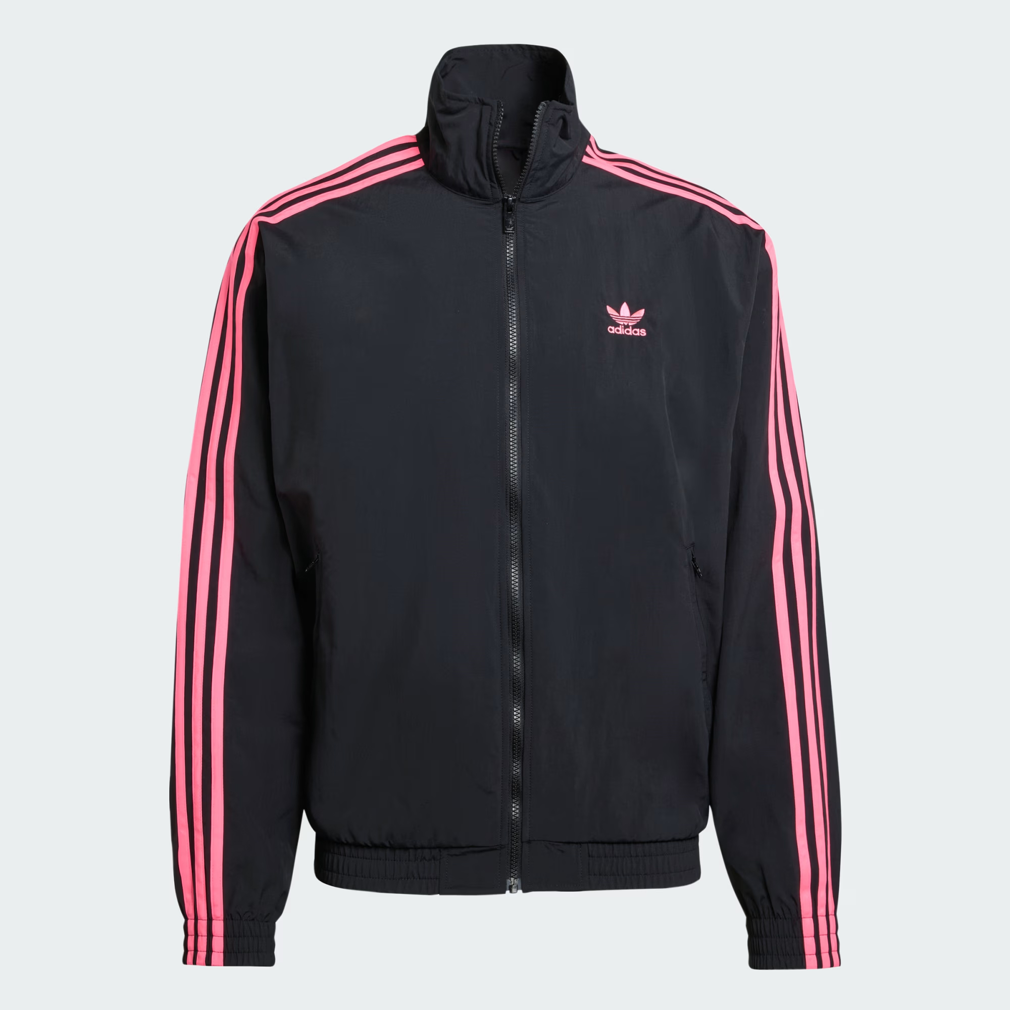 

Куртка Adidas Originals Adicolor Woven Firebird, черный/розовый