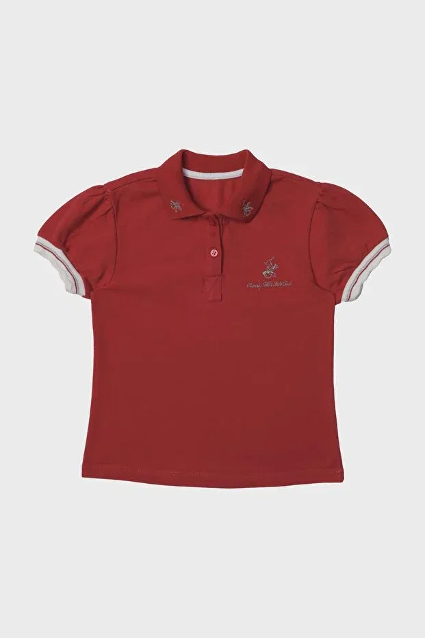 Детская футболка для девочек с длинным рукавом Beverly Hills Polo Club, Red
