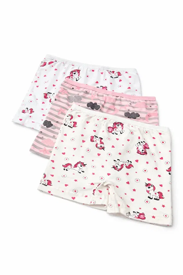 Детские боксеры для мальчиков хлопковые комплект 3 шт Basics Süsen Lingerie, Patterned Trio