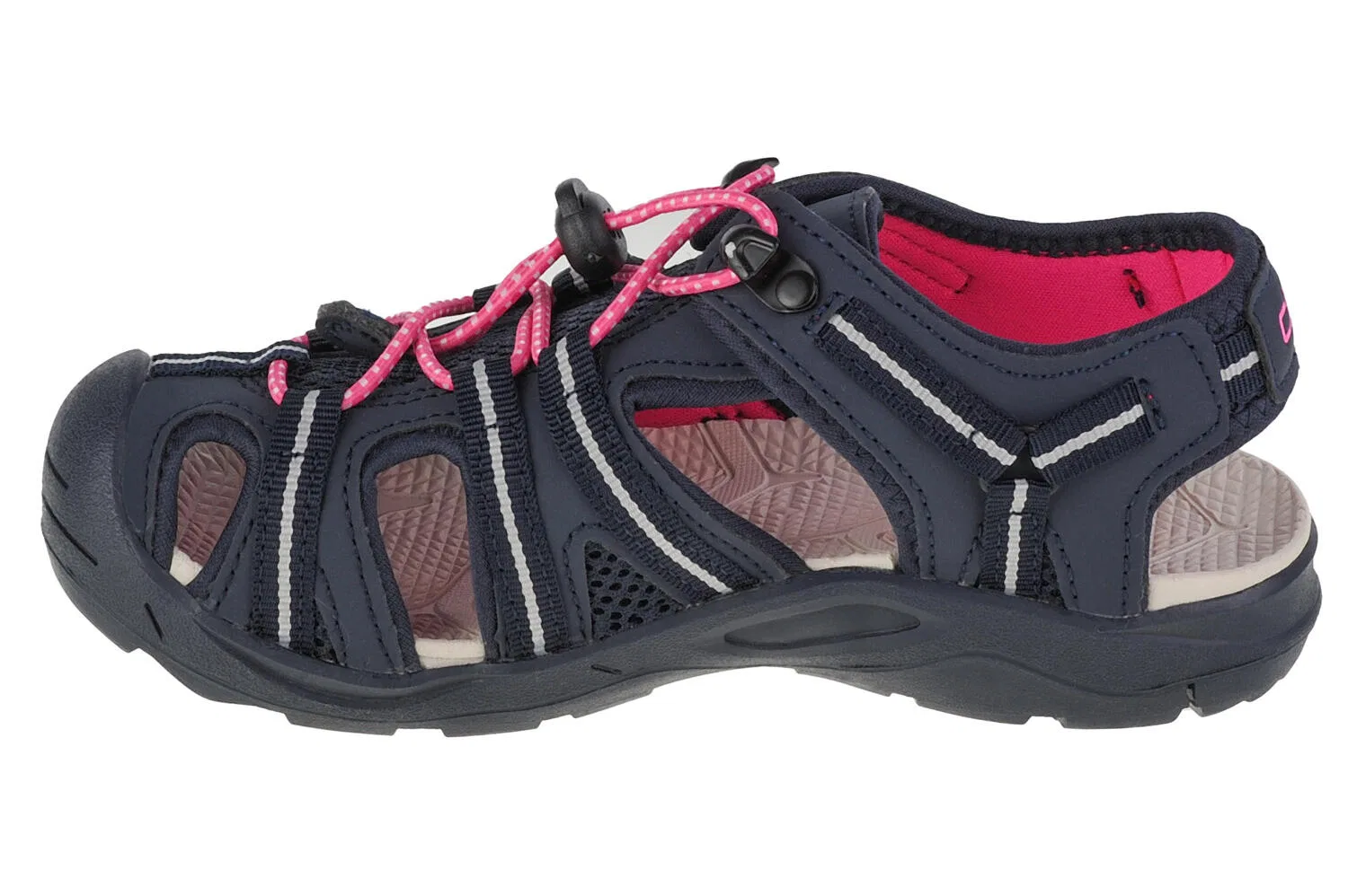 Детские сандалии для девочек Aquarii 2.0 Hiking Sandal Jr Cmp, Dunkelblau / Rosa / Weiss — фото 2