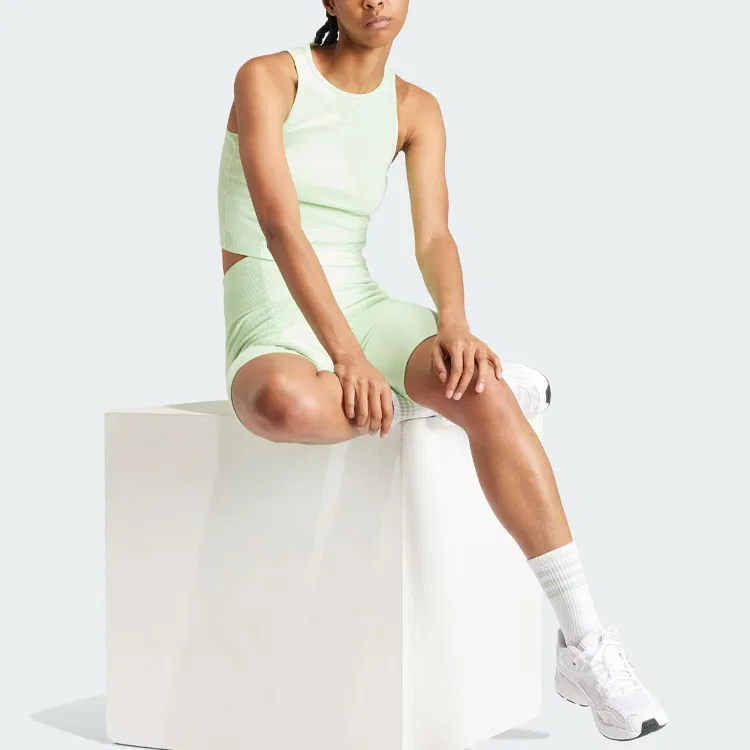 Женский топ без рукавов Adidas Originals Essential, Half Green — фото 4