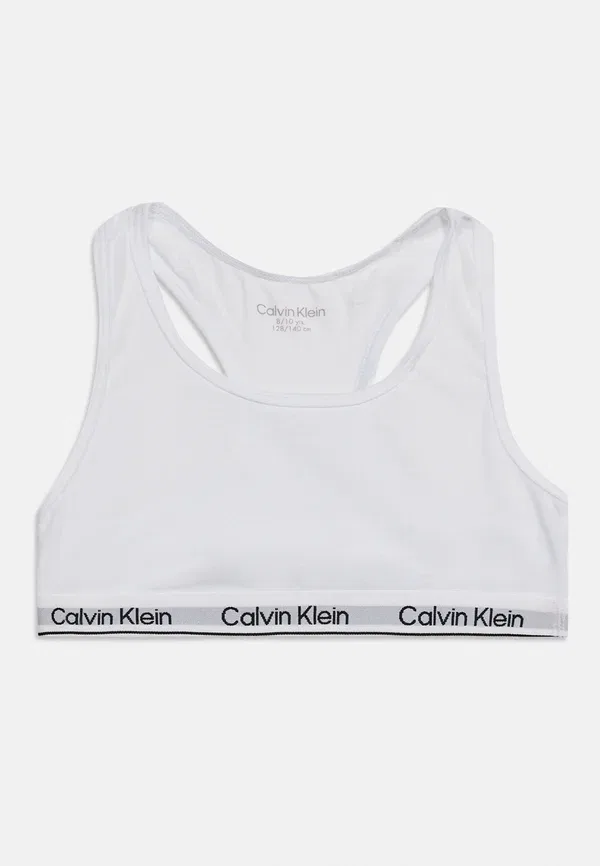 Бюстгальтер хлопковый 2 pack Calvin Klein Underwear, белый — фото 3