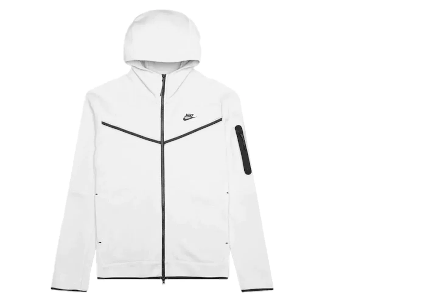 Мужская куртка-худи с принтом Nike Tech Fleece Full Zip Hoodie Phantom Black, Phantom Black