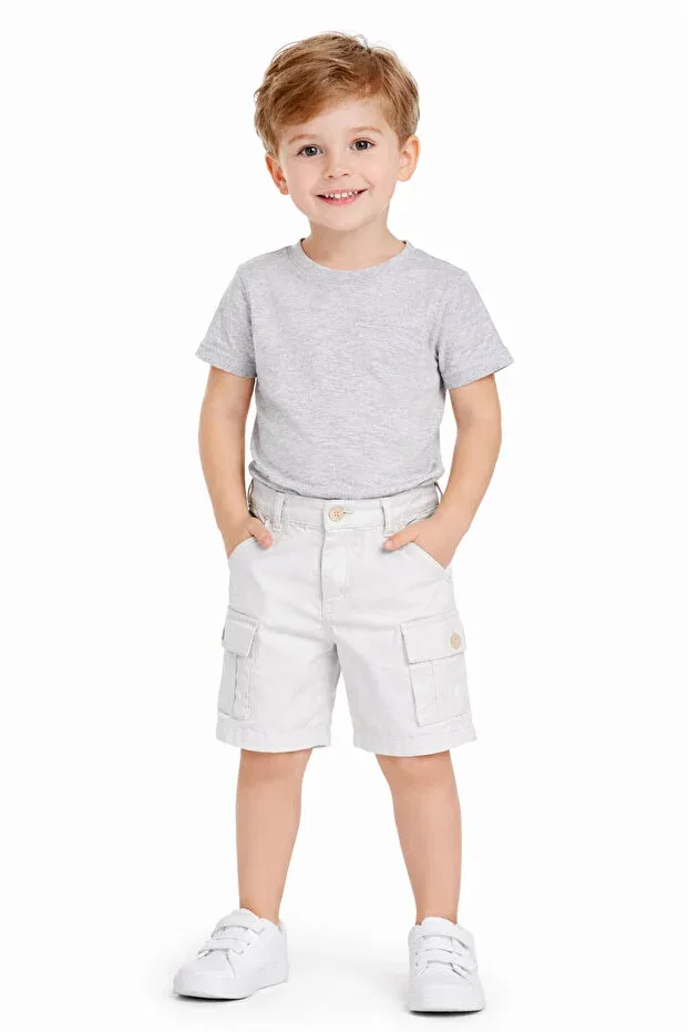 Детские шорты для девочек карго Irem Çocuk Giyim, Beige