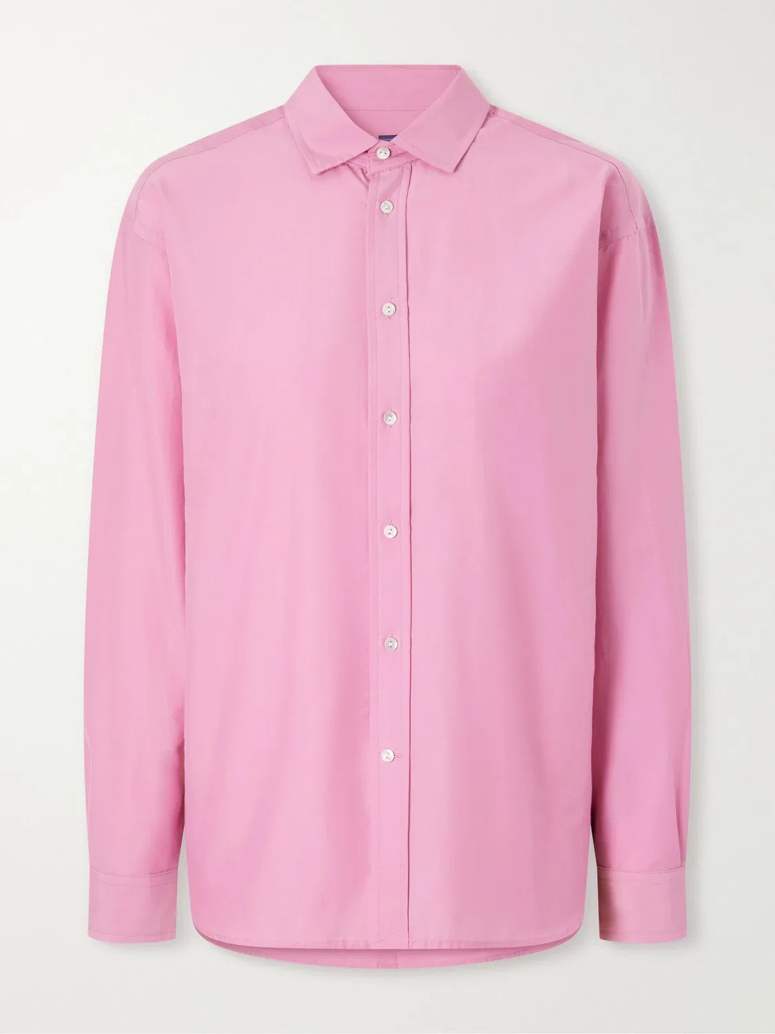 Рубашка из хлопка и шелка Polo Ralph Lauren, розовый