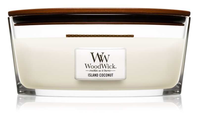 

Ароматическая свеча Woodwick Island Coconut, Серый, Ароматическая свеча Woodwick Island Coconut