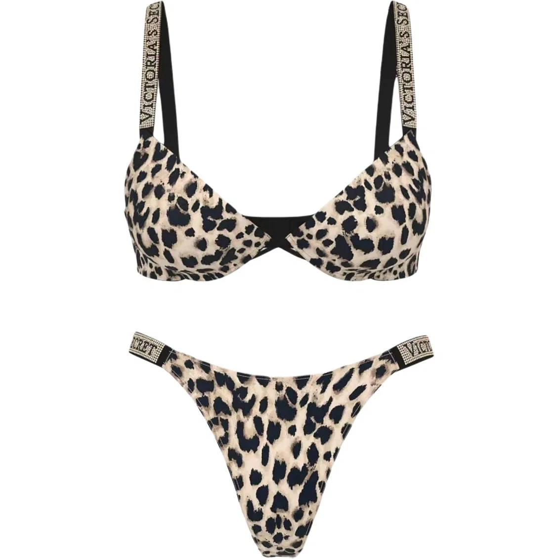 Женский комплект белья Victoria's Secret, Leopard Print