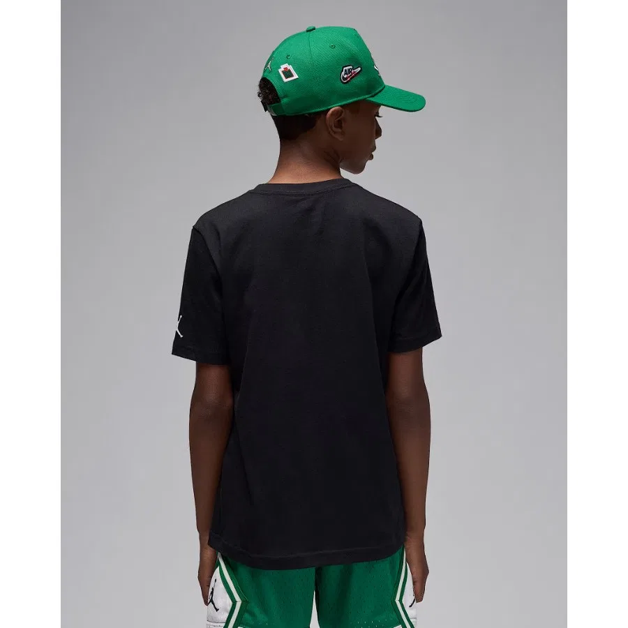 Детская футболка с коротким рукавом Nike Jordan Jdb Ghost Man SS-Tee, Белый — фото 3