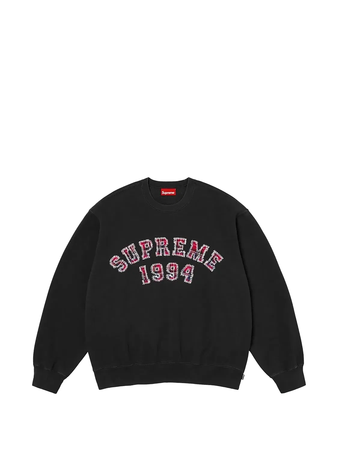 Supreme Свитер Plaid Arc Черный