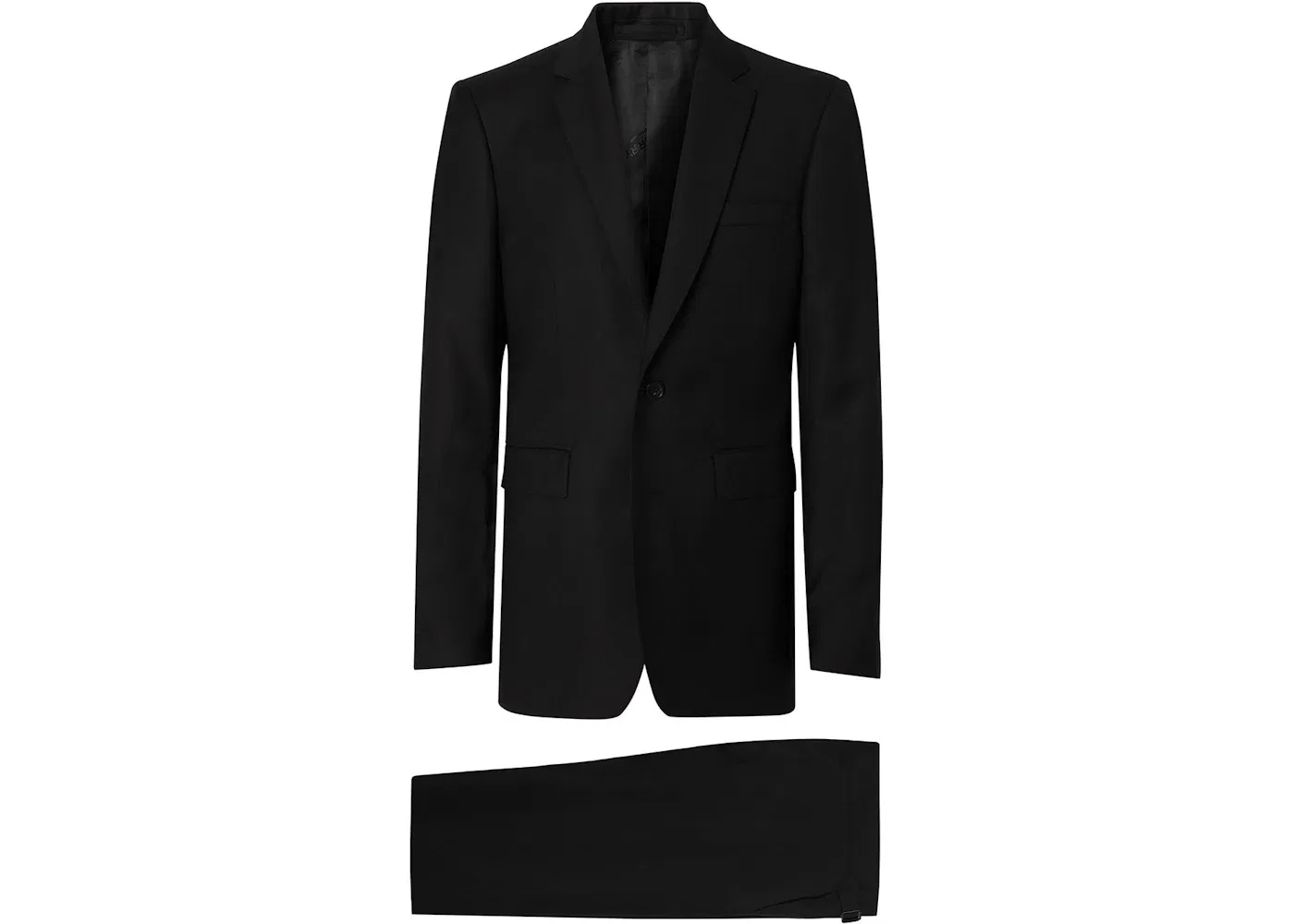 Мужской классический костюм из шерсти Suit Burberry, Black