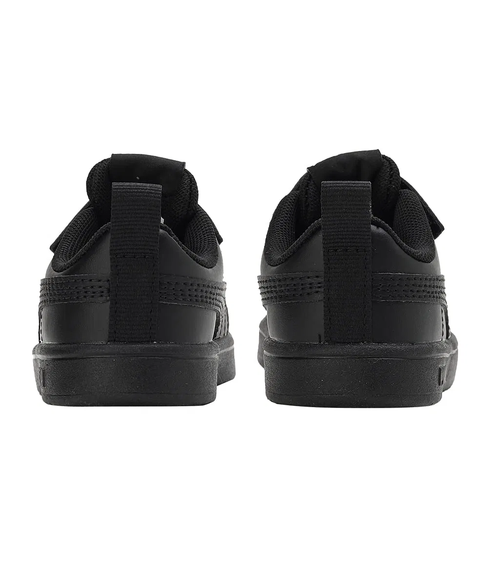 Детские кроссовки с синтетической кожи PUMA Rickie AC PS, Black — фото 4