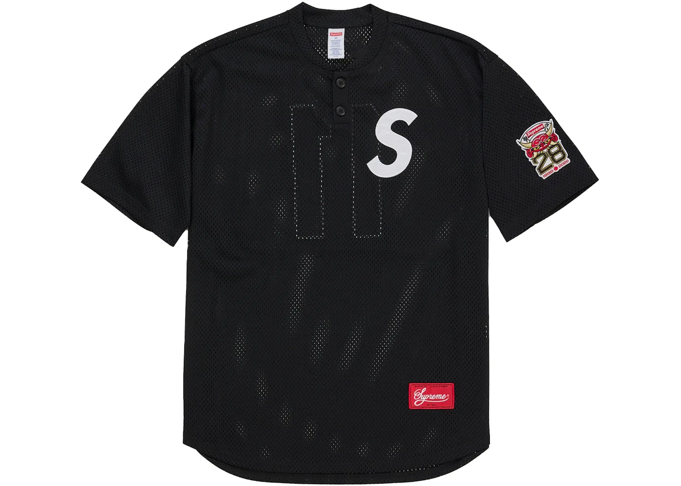 Мужская джерси-поло Supreme Henley, Black