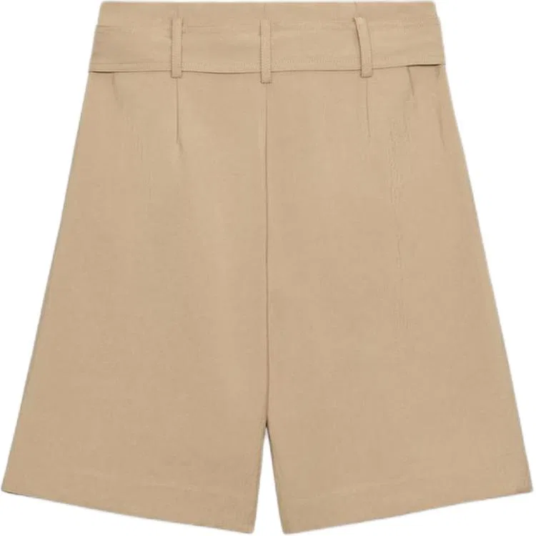 Женские шорты Casual Medium Camel ZARA, Medium Camel — фото 3