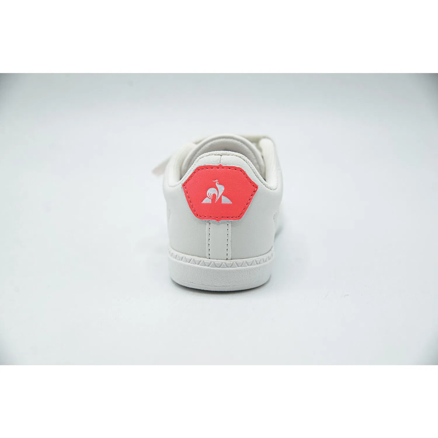 Детские кроссовки с принтом Courtclassic Baby Girl Fluo Le Coq Sportif, Weiss — фото 4