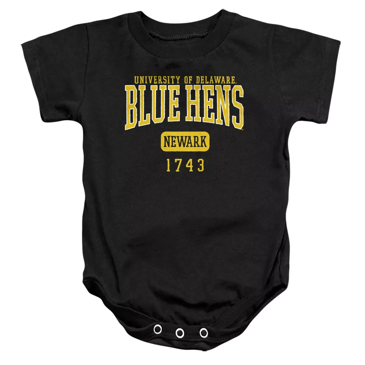 Детский боди-комбинезон хлопковый University Of Delaware Est. Date Infant Snap Suit NCAA, Black