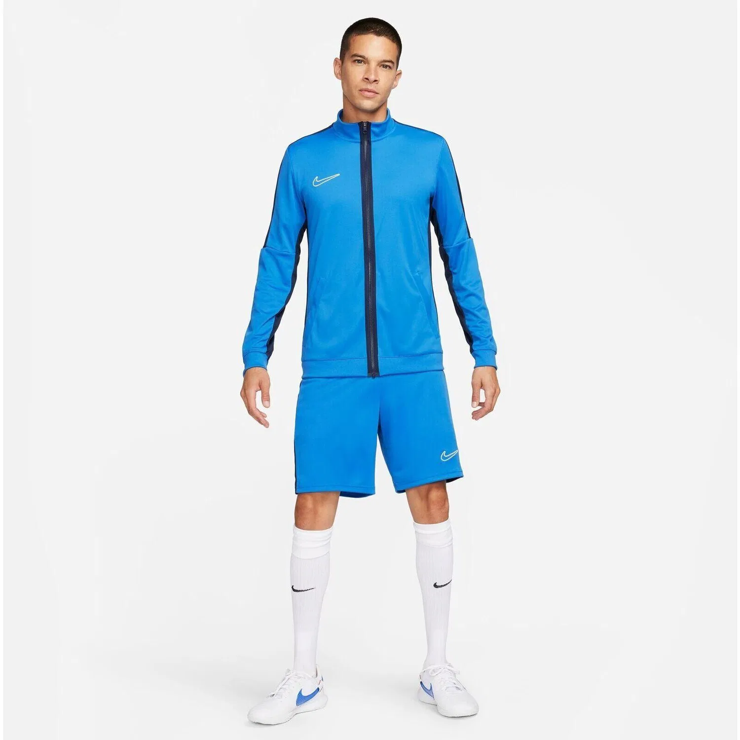Мужская футболка Nike Dri-Fit Academy 23, Navyblau — фото 3
