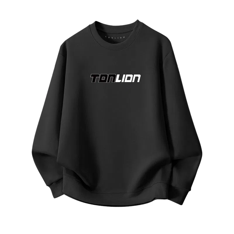 Детский свитшот с круглым вырезом Tonlion, Цвет: Ta Бай Хэй Бай Цзы Му — фото 4