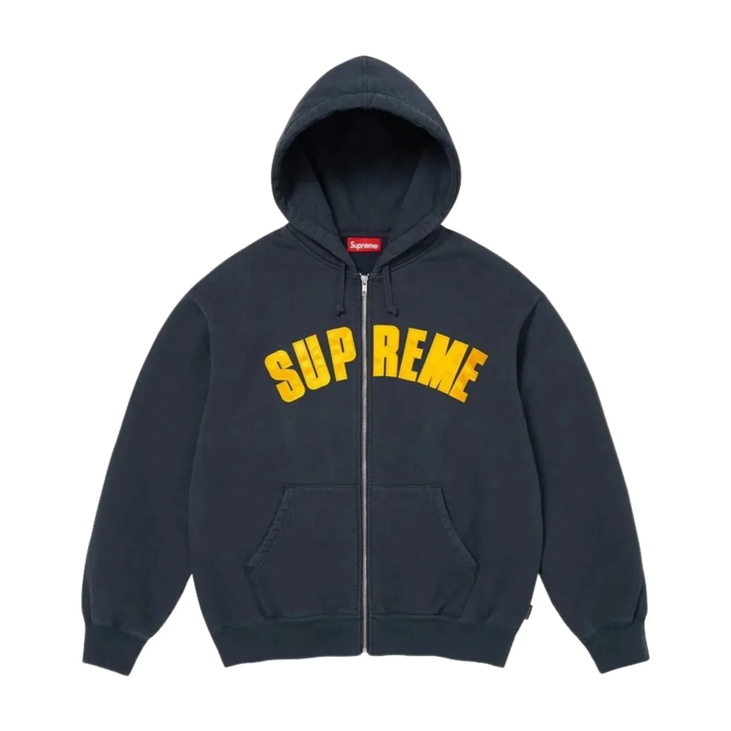 Мужское худи Larry Clark FW26 Zip Up Hooded Sweatshirt 'Navy' Supreme, темно-синий — фото 2