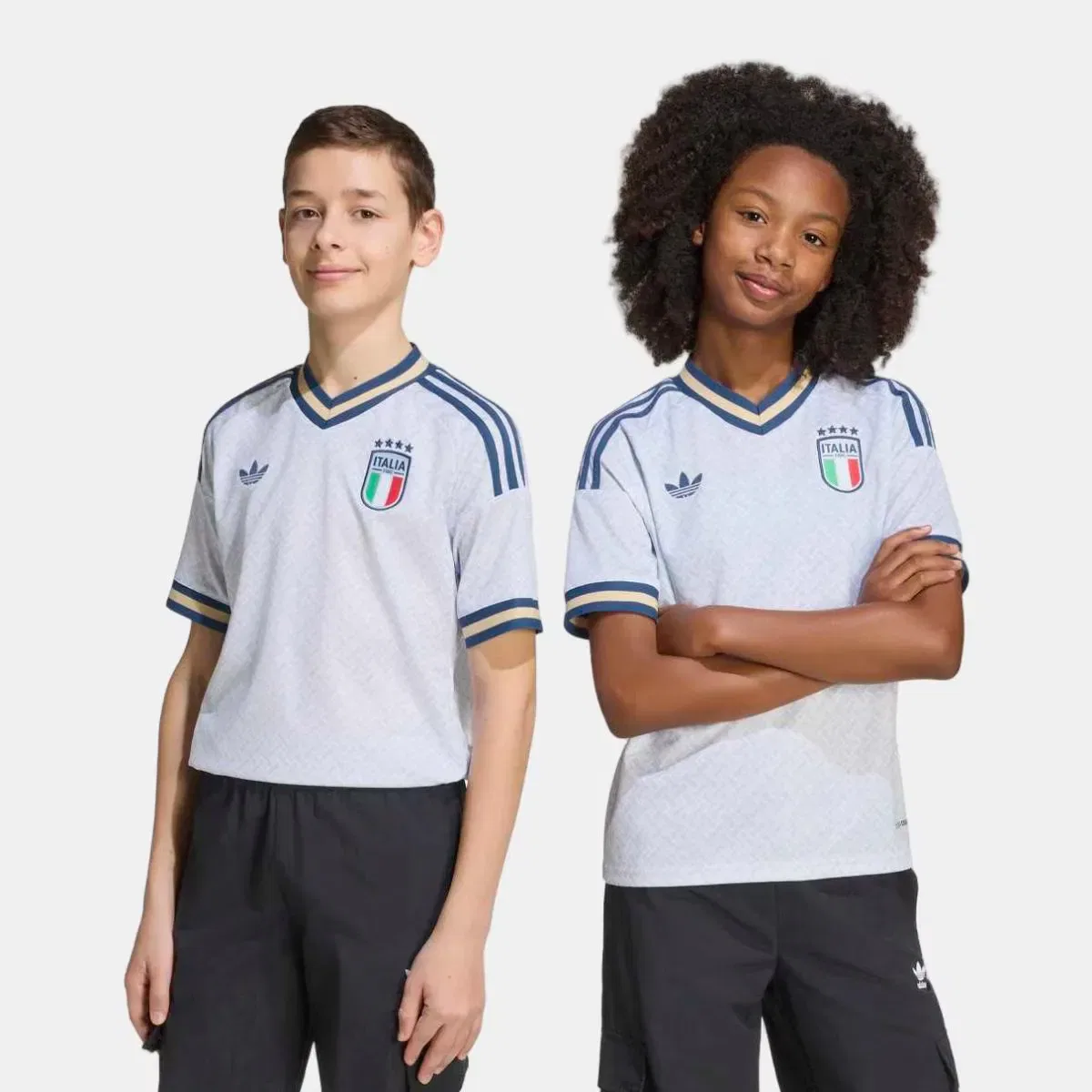 Детская футболка для мальчиков с принтом Italia Mundial 2026 adidas, Azul