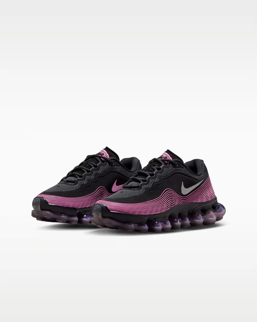 Кроссовки подростковые Nike Air Liquid Max, черный/розовый — фото 4