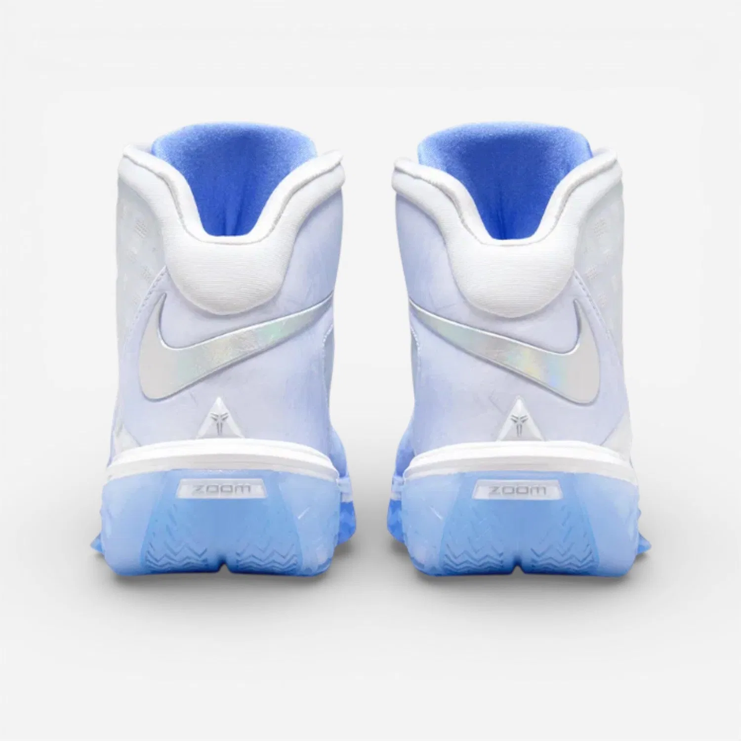 Детские кроссовки с принтом Nike Kobe 3 Christmas, Weiss — фото 3