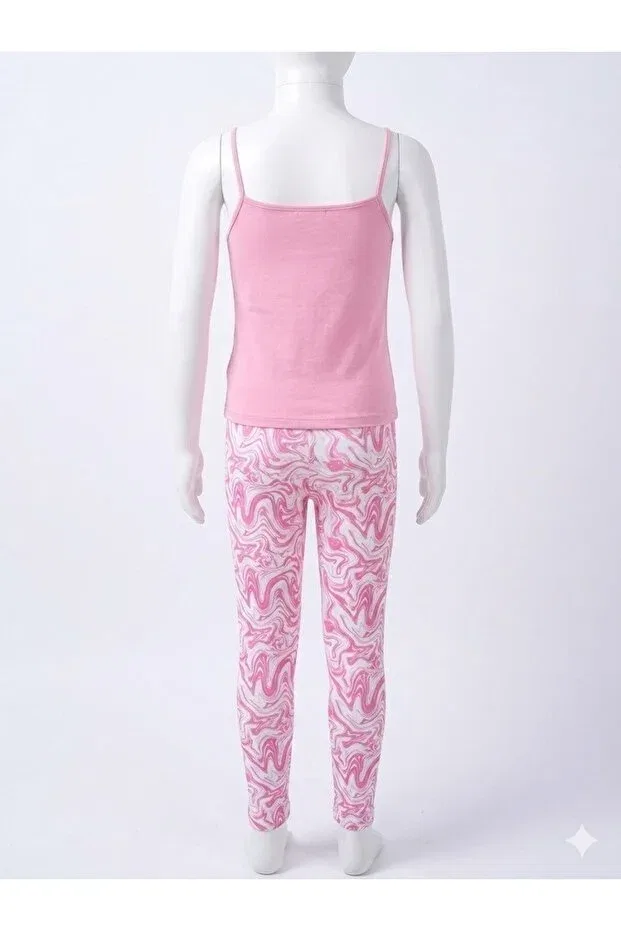 Детские спортивные леггинсы для девочек цветные Benetton, Pink — фото 2