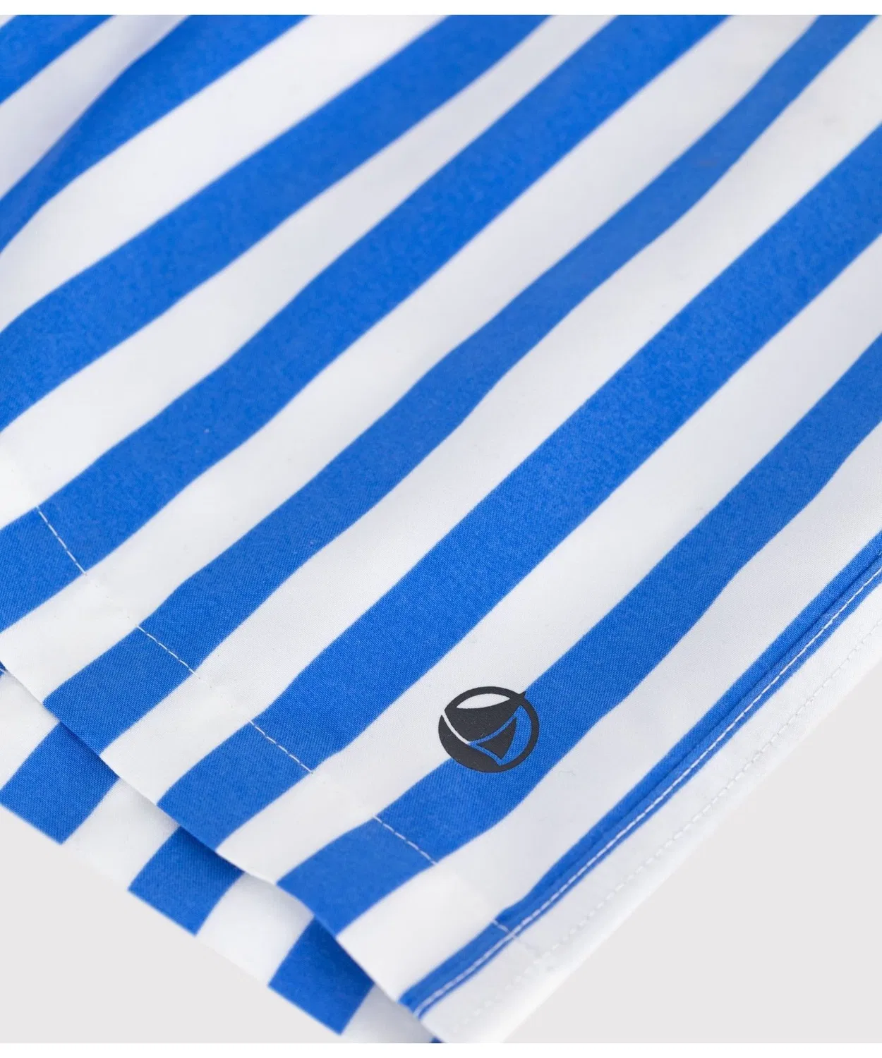 Детские плавки с полосатым принтом Stripe PETIT BATEAU, White/Blue — фото 3