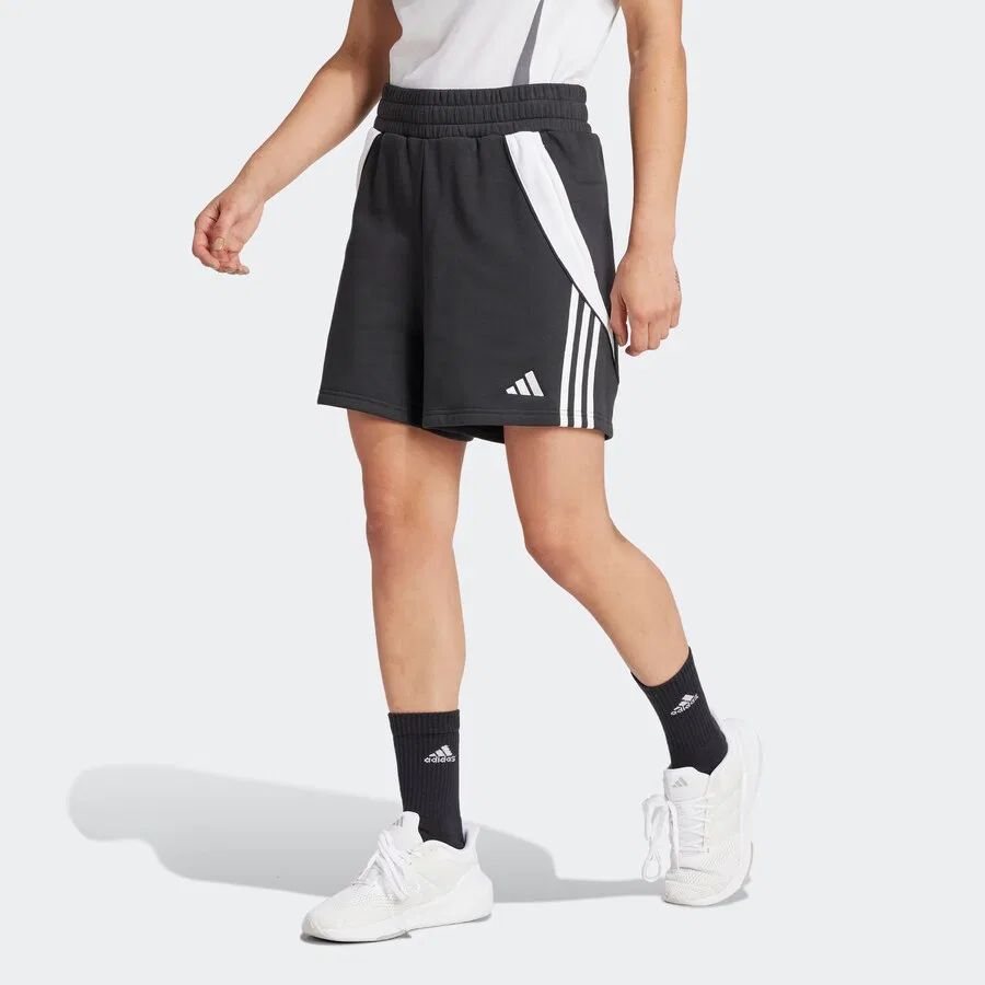 Спортивные шорты ADIDAS PERFORMANCE Regular Workout Pants 'Tiro 24' черного цвета — фото 2