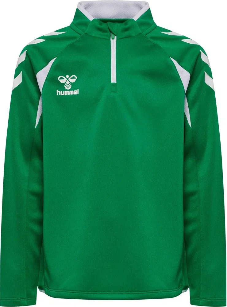 Тренировочная куртка детская с длинным рукавом Core 2.0 Half Zip Hummel, зеленый — фото 2